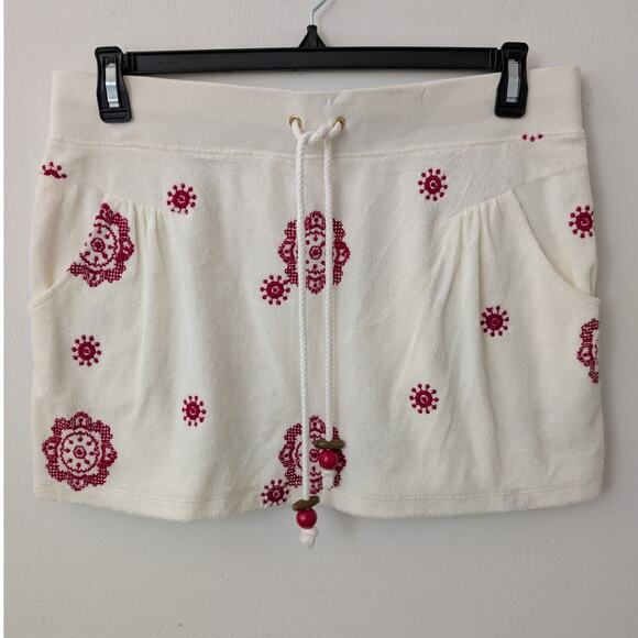 Vintage Juicy Couture Embroidered Terry Mini Skirt - Picture 6 of 16